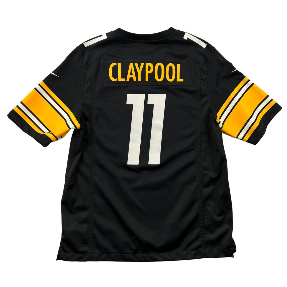 Nike Pittsburgh Steelers NFL Jersey Mens L Black Claypool 11 Football Gameday